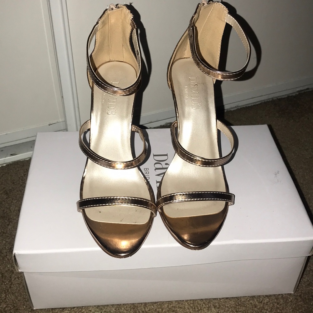 David bridal heels